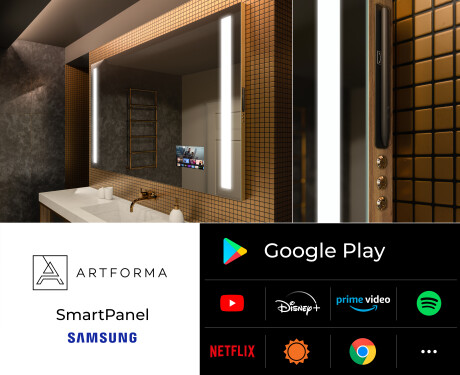 Megvilágított fürdőszobai tükör LED SMART L02 Samsung #2