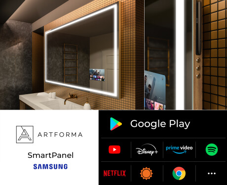 Megvilágított fürdőszobai tükör LED SMART L49 Samsung #2