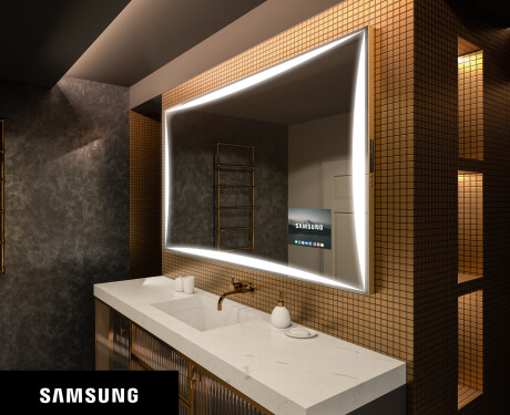 Megvilágított fürdőszobai tükör LED SMART L77 Samsung #1
