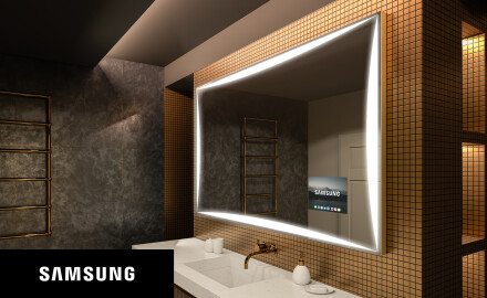 Megvilágított fürdőszobai tükör LED SMART L77 Samsung