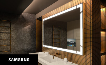 Megvilágított fürdőszobai tükör LED SMART L126 Samsung