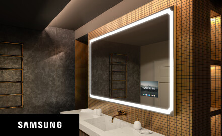Megvilágított fürdőszobai tükör LED SMART L138 Samsung