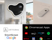 Szabálytalan LED-es megvilágítású tükör SMART N222 Google #2