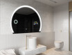 Félkör alakú LED-es megvilágítású tükör SMART W222 Google #10
