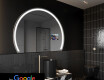 Félkör alakú LED-es megvilágítású tükör SMART W223 Google
