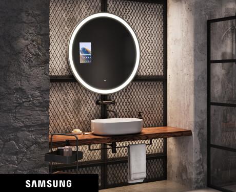 Kerek LED-es megvilágítású tükör SMART L76 Samsung #1