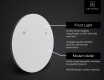 Kerek LED-es megvilágítású tükör SMART L76 Samsung #2