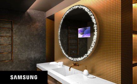 Kerek LED-es megvilágítású tükör SMART L115 Samsung