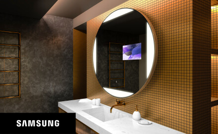 Kerek LED-es megvilágítású tükör SMART L116 Samsung