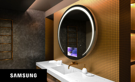 Kerek LED-es megvilágítású tükör SMART L153 Samsung