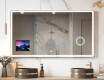 Lekerekített Modern LED Tükör iPad Displine L146 kerettel