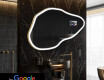 Szabálytalan LED-es megvilágítású tükör SMART P222 Google