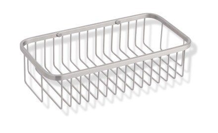 Kosár 30x14x9 / csiszolt acél