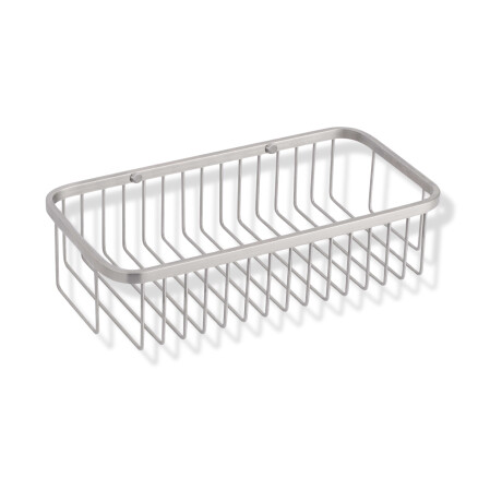 Kosár 30x14x9 / csiszolt acél #1