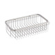 Kosár 30x14x9 / csiszolt acél #1