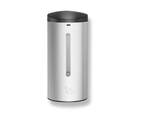 Automatikus, érintésmentes adagoló folyékony szappanhoz/fertőtlenítő gélhez, 0,7 l / szatén