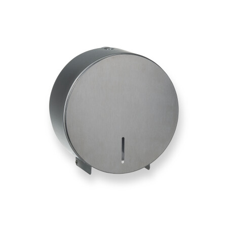Kerek WC-papír-tartó, max. Ø 19 cm-es tekercshez, R1 sorozat / csiszolt rozsdamentes acél #1