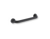 Támogató korlát fogyatékkal élők számára, Ø32, egyenes, STANDARD – 40 cm / rozsdamentes acél, matt fekete