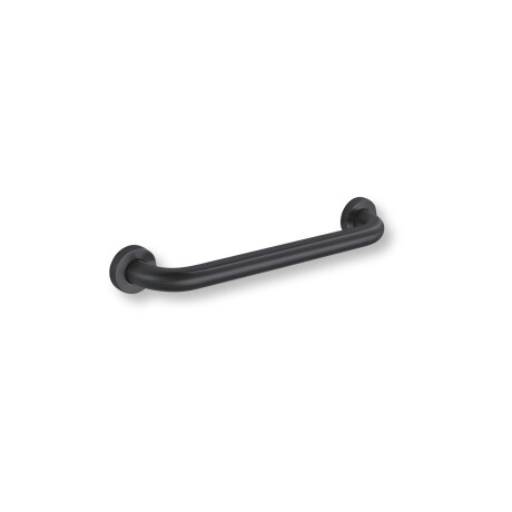 Támogató korlát fogyatékkal élők számára, Ø32, egyenes, STANDARD – 40 cm / rozsdamentes acél, matt fekete #1