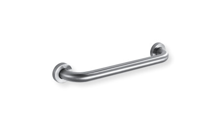 Támogató korlát fogyatékkal élők számára, Ø32, egyenes, STANDARD – 40 cm / csiszolt rozsdamentes acél