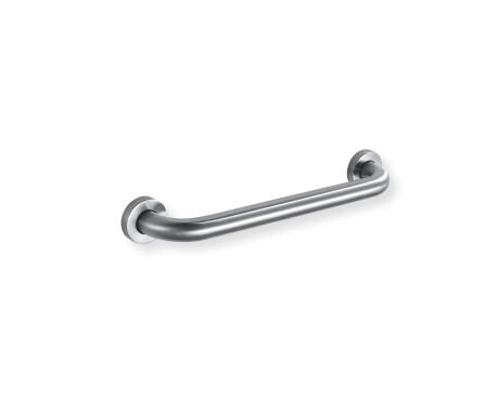 Támogató korlát fogyatékkal élők számára, Ø32, egyenes, STANDARD – 40 cm / csiszolt rozsdamentes acél