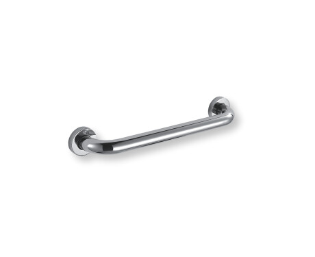 Támogató korlát fogyatékkal élők számára, Ø32, egyenes, STANDARD – 40 cm / csiszolt rozsdamentes acél