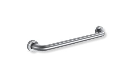 Támogató korlát fogyatékkal élők számára, Ø32, egyenes, STANDARD – 50 cm / csiszolt rozsdamentes acél