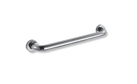 Támogató korlát fogyatékkal élők számára, Ø32, egyenes, STANDARD – 50 cm / csiszolt rozsdamentes acél