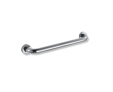 Támogató korlát fogyatékkal élők számára, Ø32, egyenes, STANDARD – 50 cm / csiszolt rozsdamentes acél
