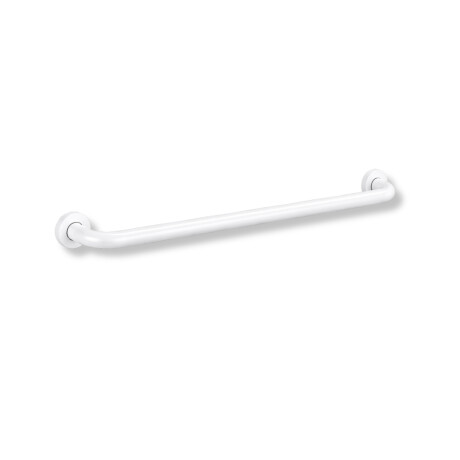 Támogató korlát fogyatékkal élők számára, Ø32, egyenes, STANDARD – 80 cm / rozsdamentes acél, matt fehér #1