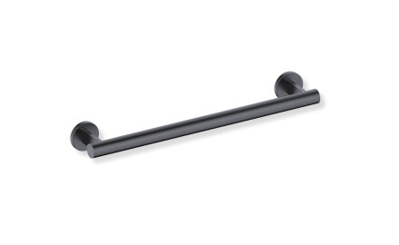 Támogató korlát fogyatékkal élők számára, Ø32, egyenes, PREMIUM – 50 cm / rozsdamentes acél, matt fekete