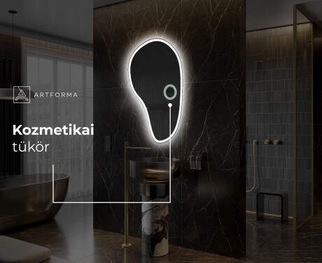 LED Fürdőszobai Tükör Irreguláris Formával S222 #5