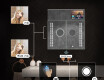 Smart Kisszekrény Tükörrel És Led Megvilágítással - L55 Sarah 66,5 x 72cm #6