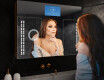 Smart Kisszekrény Tükörrel És Led Megvilágítással - L55 Sarah 100 x 72cm #10