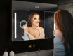 Kisszekrény Tükörrel És Led Megvilágítással - L03 Emily 100 x 72cm #9