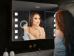 Kisszekrény Tükörrel És Led Megvilágítással - L02 Emily 100 x 72cm #9