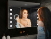 Kisszekrény Tükörrel És Led Megvilágítással - L06 Emily 100 x 72cm #9