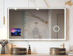 Lekerekített Modern LED Tükör iPad Displine L141 kerettel