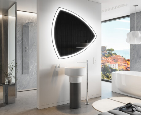 LED Fürdőszobai Tükör Irreguláris Formával T222 #9