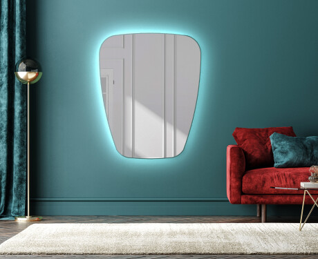 LED Fürdőszobai Tükör Irreguláris Formával Z221