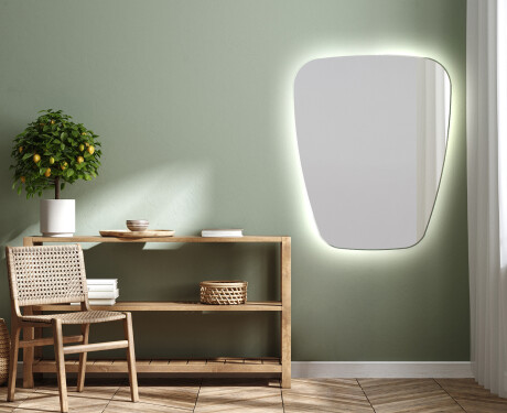 LED Fürdőszobai Tükör Irreguláris Formával Z221 #2