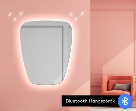 LED Fürdőszobai Tükör Irreguláris Formával Z221 #7