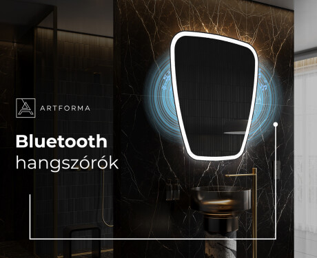 LED Fürdőszobai Tükör Irreguláris Formával Z222 #5