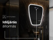 LED Fürdőszobai Tükör Irreguláris Formával Z222 #6