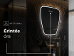 LED Fürdőszobai Tükör Irreguláris Formával Z223 #7