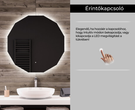 Fürdőszoba Tükör Világítással LED L112 #7