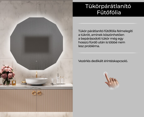 Fürdőszoba Tükör Világítással LED L112 #8