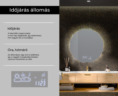 Fürdőszoba Tükör Világítással LED L113 #10