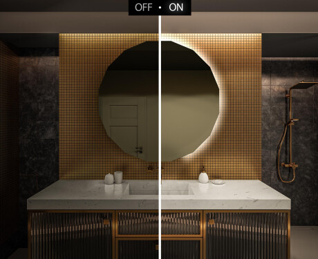 Fürdőszoba Tükör Világítással LED L113 #4