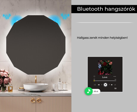 Fürdőszoba Tükör Világítással LED L113 #7